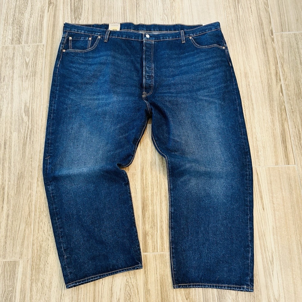 New With tags Levi's 501 Button Fly Jeans Men's Size 56x30 Big & Tall Denim